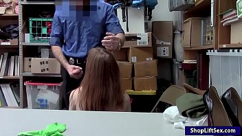 Preview 3 of Jerk Off Feamle - Thief caught stealing and gets slammed