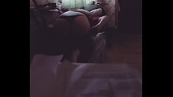 Preview 2 of Taboo Tor - Crossresser in stockings and panties shows ass