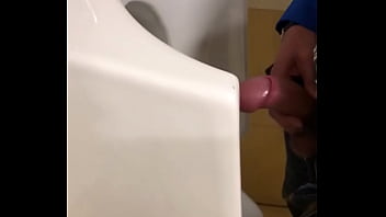 Preview 2 of Los Ziggy - Spycam at public WC good dick