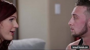Preview 1 of Incesto En Caricatura - Redhead shemale asshole fucked real deep