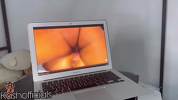 Preview 1 of Lap Jeans - Kashofficials MajestyNasty and Renity Love masturbating while watching porn