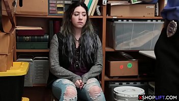 Preview 1 of Xxx Sex Video Pron Sex - Curvy busty teen thief takes a big cock for freedom