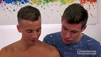 Preview 3 of Paying Off Boyfriends Debt - Twinks Gabriel Lambert &amp_ Baptiste Garcia in a powerful fucking session