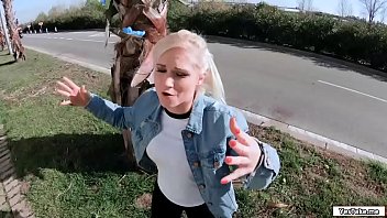 Preview 1 of Anty Sex Xxx Tamil - Italian babe fucks stranger in her truck