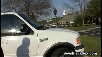 Preview 1 of Girls Dischadg - Poor white guy sucking black cocks to buy new tires 15