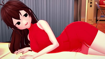 Preview 1 of Sleeping Mom Rep Japan - Girlfriend (fnf) visita la enfermer&iacute_a en bikini para follar (sin censura)