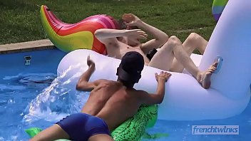 Preview 2 of Aami G - Teenage Summer Fantasie with Abel Lacourt &amp_ Loic Miller