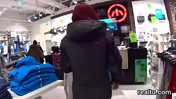 Preview 3 of Ndian Wife Fat Hd - Adorable czech girl gets tempted in the mall and reamed in pov