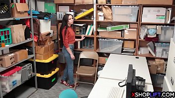 Preview 1 of Sex Femme Mature - Hot smart ass teen fucked by a mall cop for stealing