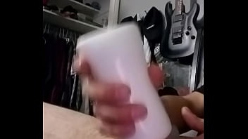 Preview 2 of Amatuer Femdom - Sextoy cream pie
