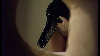 Preview 3 of Sword Art Online Asuna Tentacles - Hidden cam captured sexy white panties babe peeing through a wall hole
