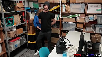 Preview 1 of Father Fuck Sun Girl S - Female LP officer fucks the guy she caught stealing