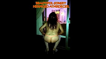 Preview 2 of Double Cumshot Vanessa - BEAUTIFUL SUNSET - hermoso atardecer