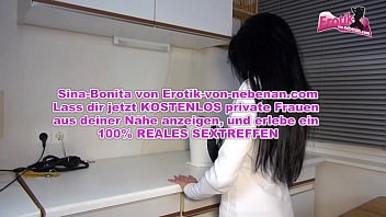 Preview 1 of Real Husband And Wife - Deutsche Latina wird mit 18 Jahren vom Bodybuilder Nachbarn zum Sex g.
