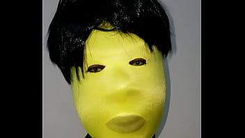 Preview 2 of Had Sex Sex - Zentai man Halloween contact lens