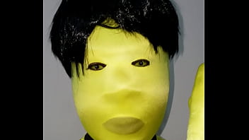 Preview 4 of Had Sex Sex - Zentai man Halloween contact lens