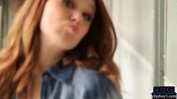 Preview 1 of 17 Sex Videoes - Huge boobs redhead MILF from Kentucky exposes her tits