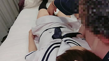 Preview 2 of Adel 969 - 騎乗位で中出しした精液がこぼれちゃった 清楚系の女子高生の制服でハメ撮り 手マン オーガズム コスプレ