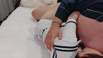Preview 3 of Adel 969 - 騎乗位で中出しした精液がこぼれちゃった 清楚系の女子高生の制服でハメ撮り 手マン オーガズム コスプレ