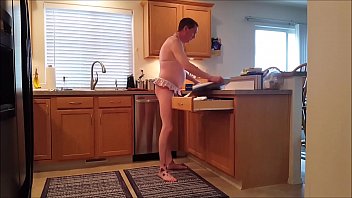 Preview 1 of Clasic Tarzan - Sissy Bitch Jeffrey Making Dinner
