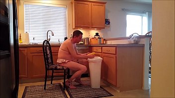 Preview 4 of Clasic Tarzan - Sissy Bitch Jeffrey Making Dinner
