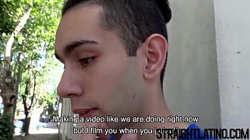 Preview 2 of Fasha Shanda Xxx - Straight Latino gets his ass barebacked for the first time