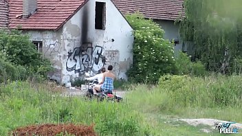Preview 1 of Carioca London - Motorcycle Instructor Plows a Sexy Student&#039_s Slit in Nature