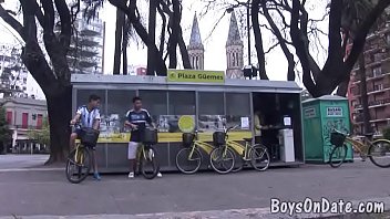 Preview 1 of Movie Tsim 89 - Cycling boyfriends get dirty in a shower