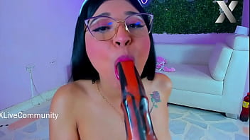 Preview 1 of Pakistani Girl Sex Urdu Com - mulan session - dildo sucking and strapon fuck
