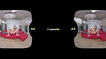 Preview 3 of Big Maid Cfnm - Claudia Macc features in her own virtual reality porn pissing movie