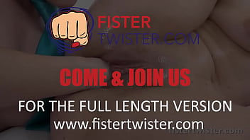 Preview 4 of Gril Io Gril - Fistertwister - A Tight Squeeze - Fisting Sex