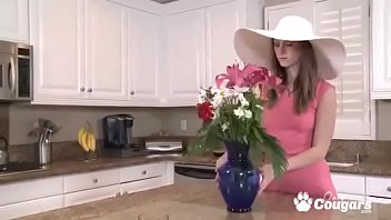 Preview 1 of Russian Anal Film - Housewife Shae Snow Takes Off Her Cotton Panties And Fingers Her Hole