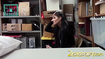 Preview 1 of Surname Fuck Couples - Horny Santa pounding brunette thief