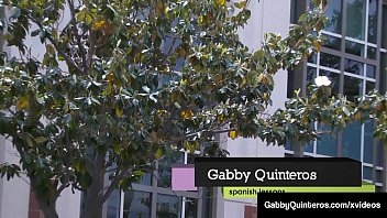 Preview 1 of Hotel Sex Hundi Video - Mexi Milf Gabby Quinteros Is Stuffed In Her Mouth &amp_ Pussy!