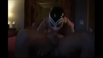 Preview 1 of Lesbian Massage Seduction Hidden - Latex Mask Blowjob