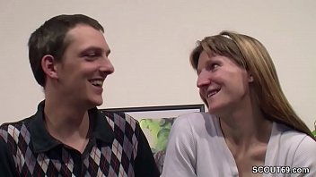 Preview 1 of Faye Reagon Squirt - German Amateur Skinny Teen Fuck with Boyfriend and Father