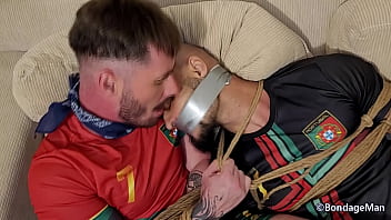 Preview 2 of Isha Morgan - Soccer players tied up and gagged together by the opposing team | PREVIEW