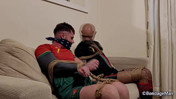 Preview 1 of Isha Morgan - Soccer players tied up and gagged together by the opposing team | PREVIEW