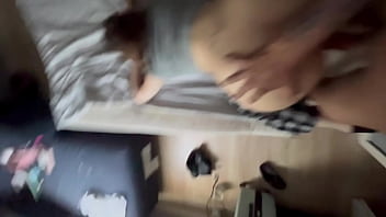 Preview 2 of Big Dick Hair Pussy - Comiendo mi rentera