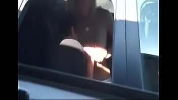 Preview 1 of Helen German Onlinetie - Public car blowjob