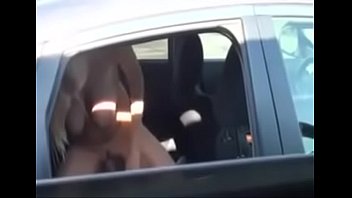 Preview 4 of Helen German Onlinetie - Public car blowjob