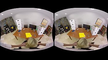 Preview 2 of Herna Herchi - Fuck Kayla Kayden&#039_s big tits in the office - Naughty America VR