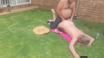 Preview 3 of Vuclip School Girls Sex Videos - Wife was tanning ouside in the sun , had to fuck her