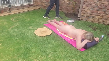 Preview 1 of Vuclip School Girls Sex Videos - Wife was tanning ouside in the sun , had to fuck her