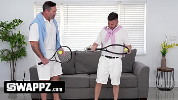 Preview 1 of Bf Xxx Video C - Swappz - Swapping Massage Gets Intense Fast
