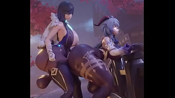 Preview 2 of Iki Manke - Futa Yelan x Ganyu