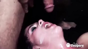 Preview 3 of Dedrie Holland Porn - British Slut Isabel ice Has A Crazy Anal Gang Bang