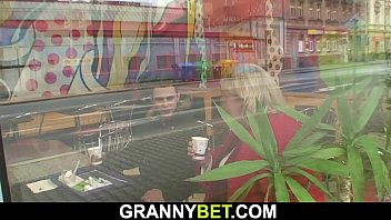 Preview 2 of Czech Sensual Sex Massage - Huge old gives head and rides dick