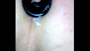 Preview 1 of Canton Ohio Homemade - Huge buttplug insertion with cream filling and gape