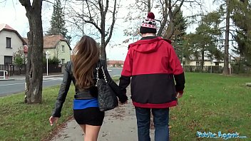 Preview 1 of She S A Lesbo - Public Agent Amirah Adara Fucks a stranger while her BF waits